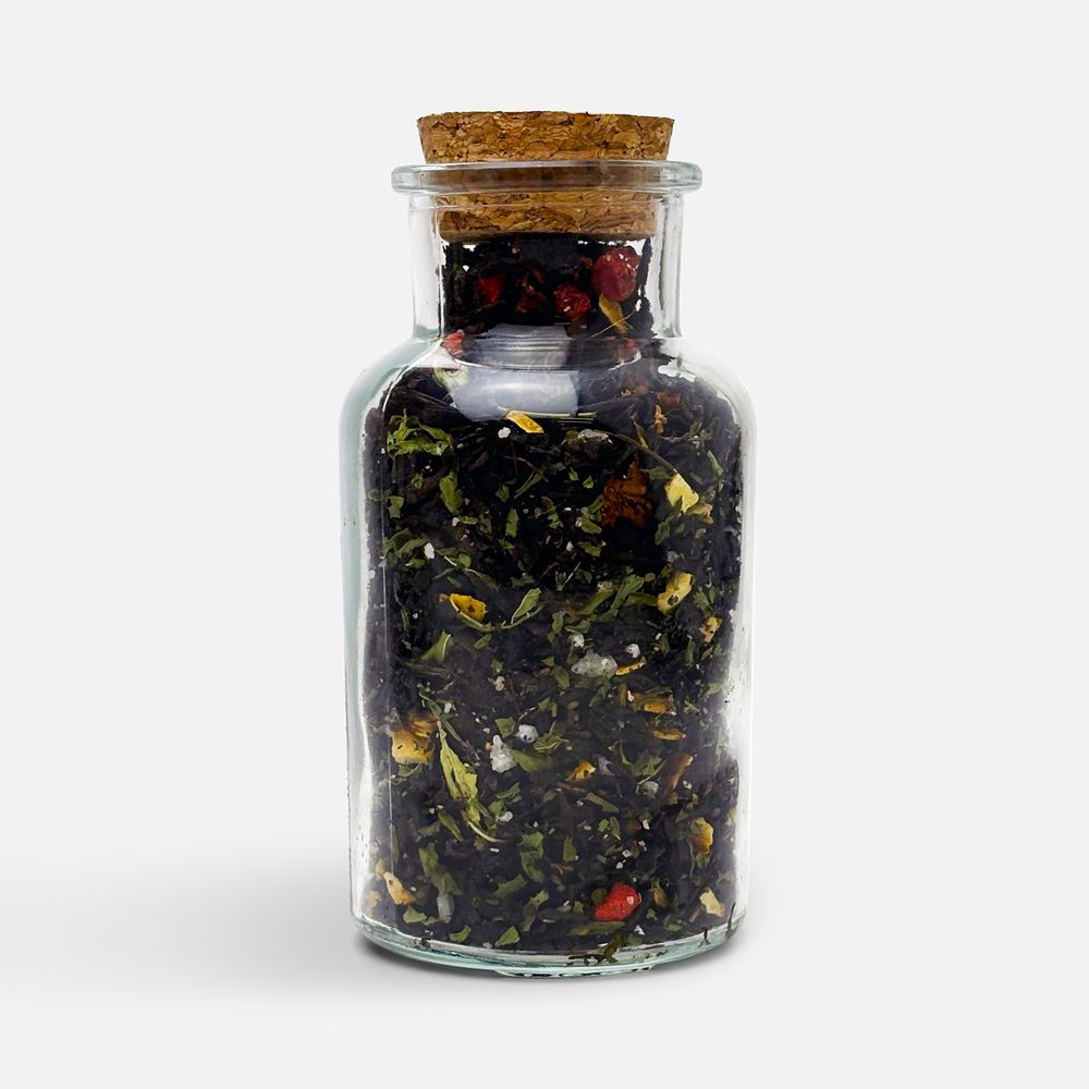 Чай «Сокочай», мини, черный с соком ананаса, клубникой, мятой