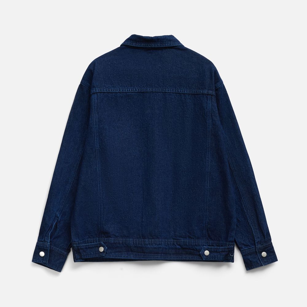 Куртка джинсовая O1, темно-синяя, размер 3XL/4XL