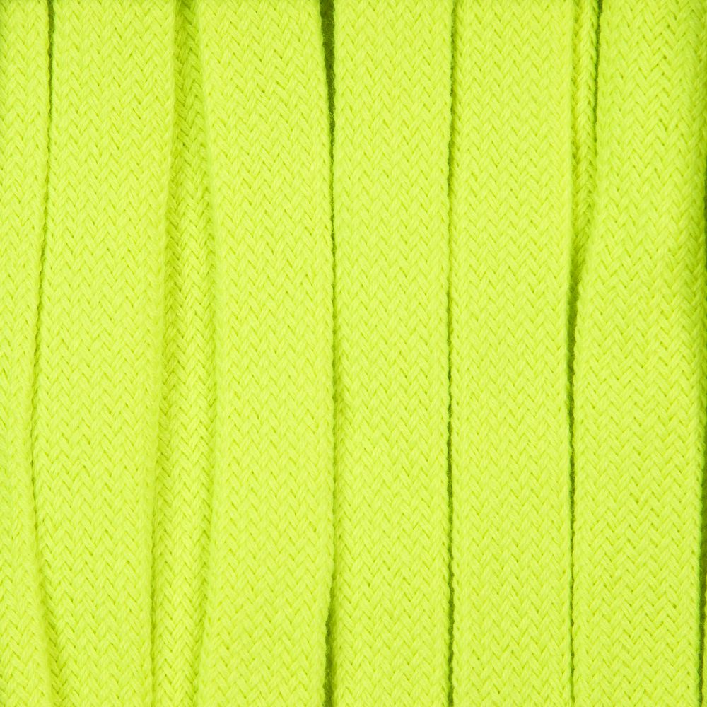Плоский шнур Cord M, желтый неон