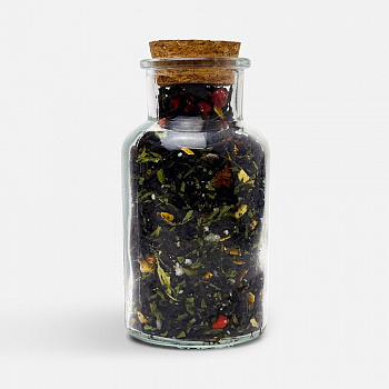 Чай «Сокочай», мини, черный с соком ананаса, клубникой, мятой