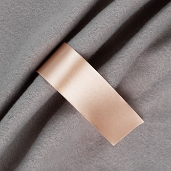 Лента сатиновая Satin 35 XL, светло-бежевая