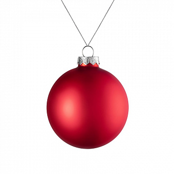Елочный шар Finery Matt, 8 см, матовый