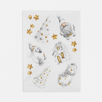 Стикерпак UV-DTF «Новый год»